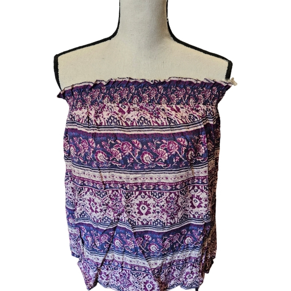 NWT - beachlunchlounge Off the Shoulder Blouse - Picture 3 of 10